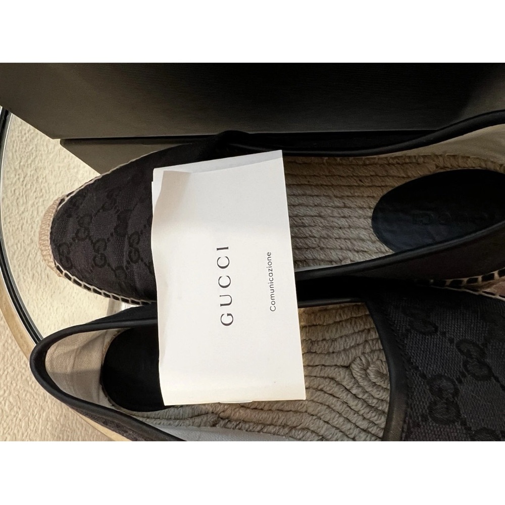 Gucci Black Canvas Espadrilles - Picture 3 of 13